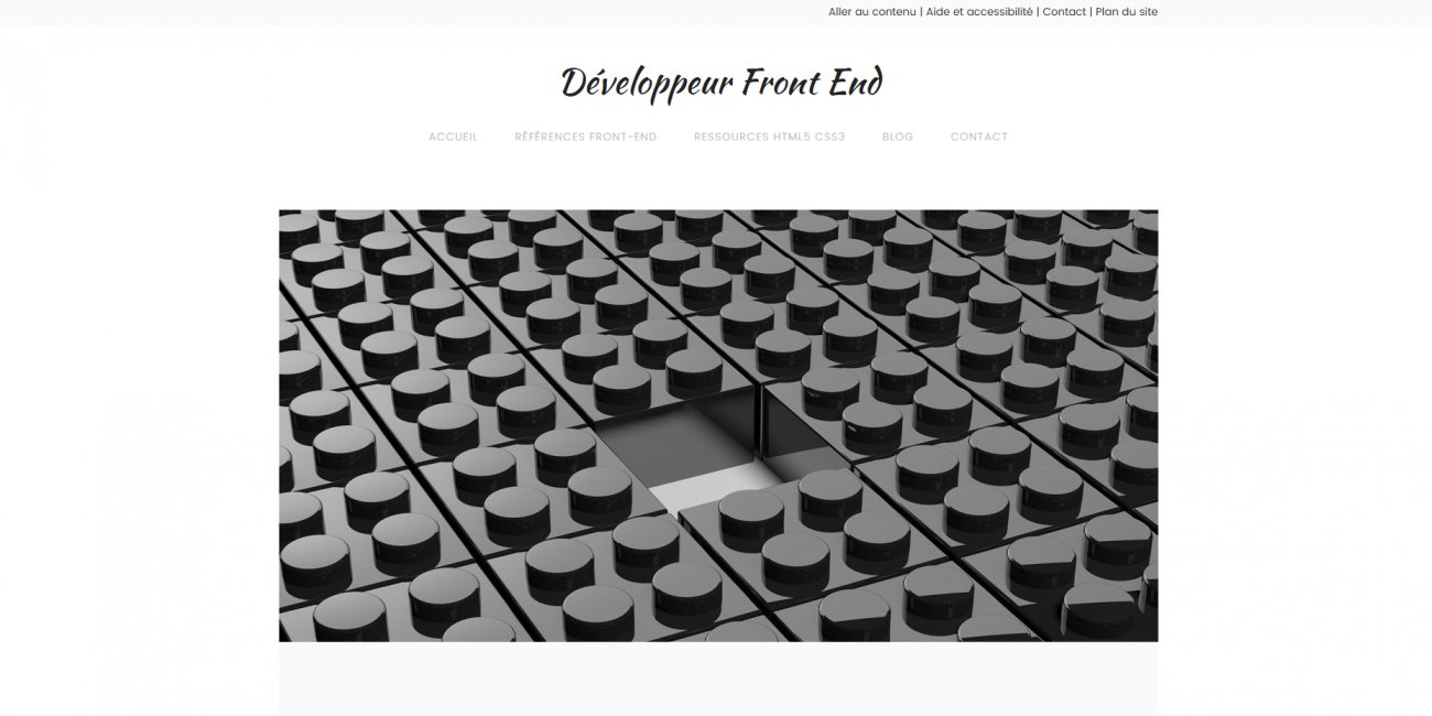 Visitez Développeur Front End