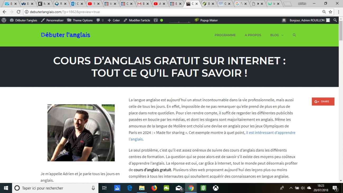 Visitez debuterlanglais.com