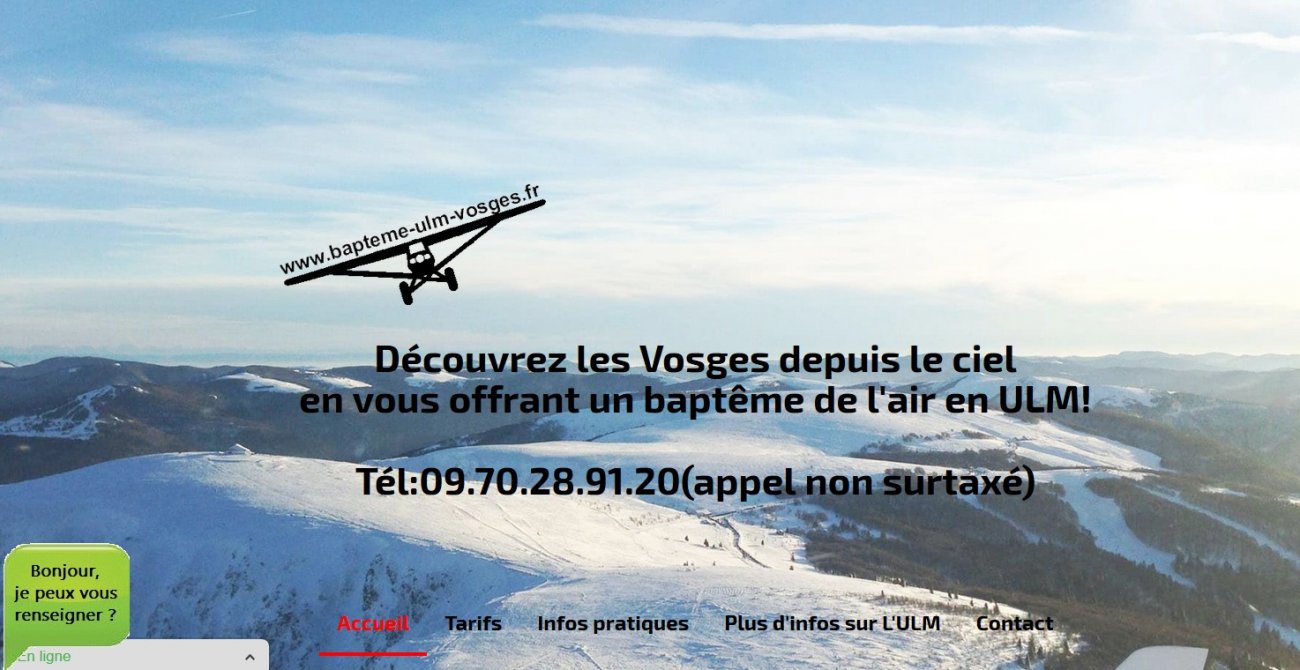 Visitez Baptême de l'air Vosges