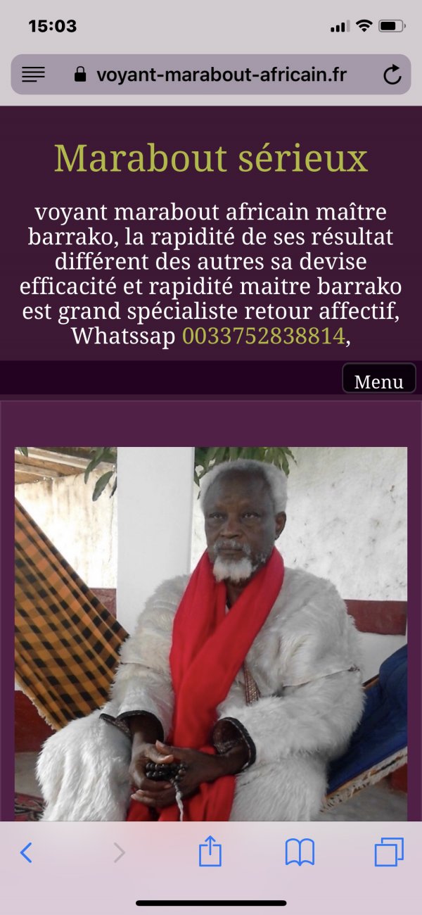 Visitez Marabout sérieux voyant marabout africain