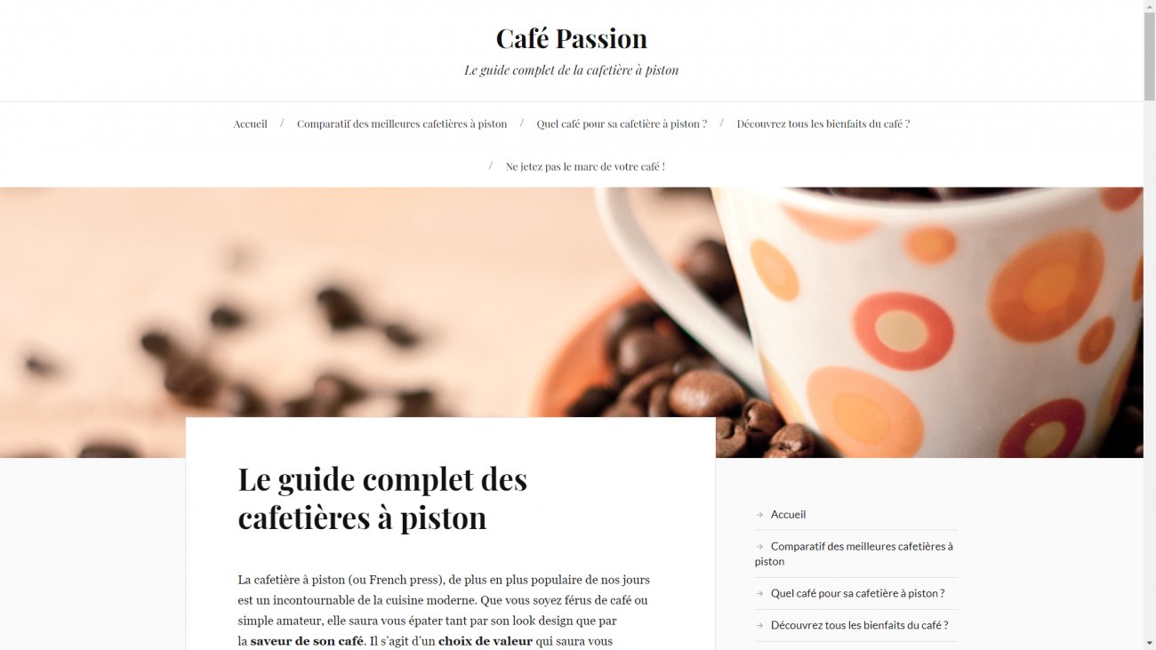 Visitez Le guide complet des cafetières à piston