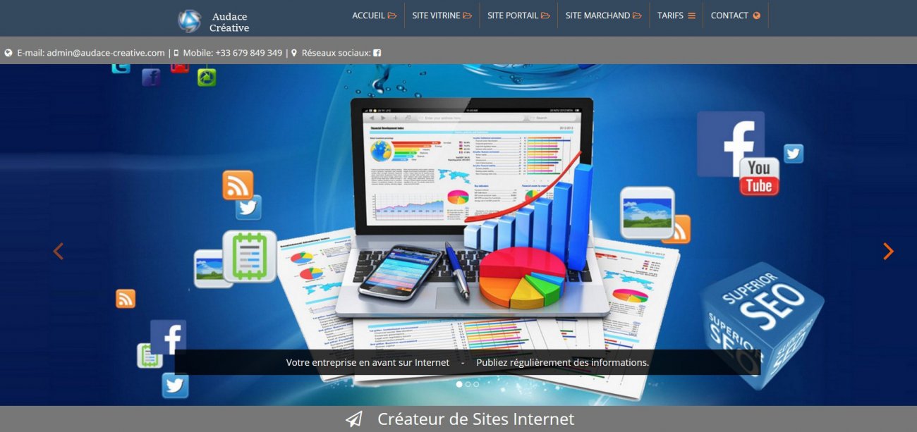 Visitez audace-creative.com