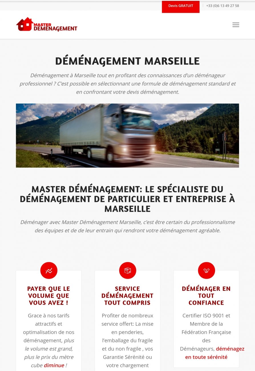 Visitez Master Déménagement