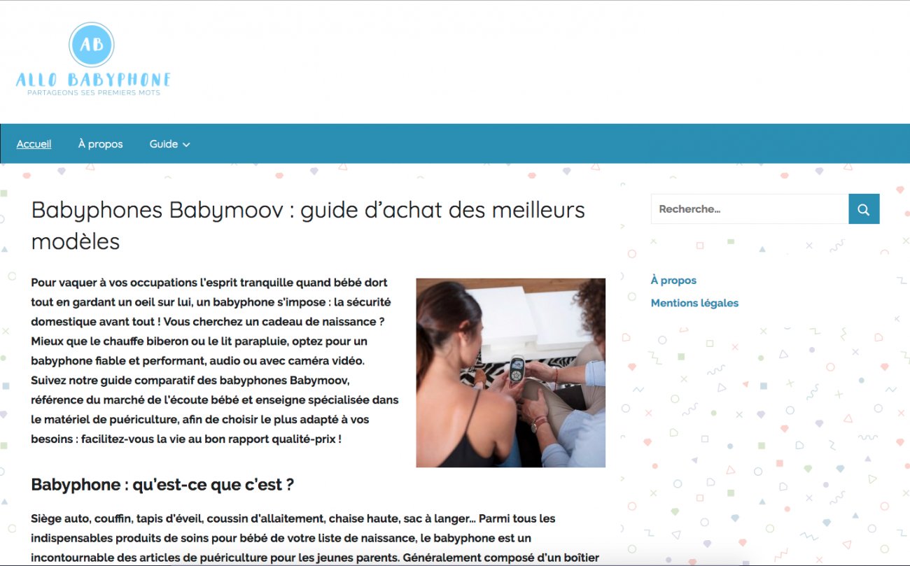 Visitez Allo Babyphone, guide sur les écoute-bébés