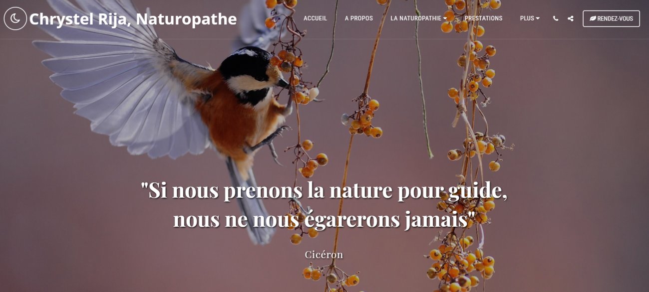 Visitez Chrystel Rija, Naturopathe