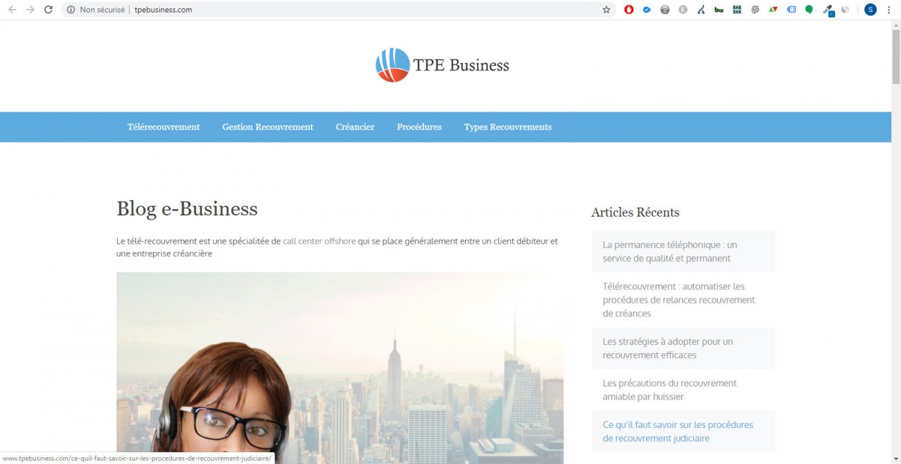 Visitez tpebusiness