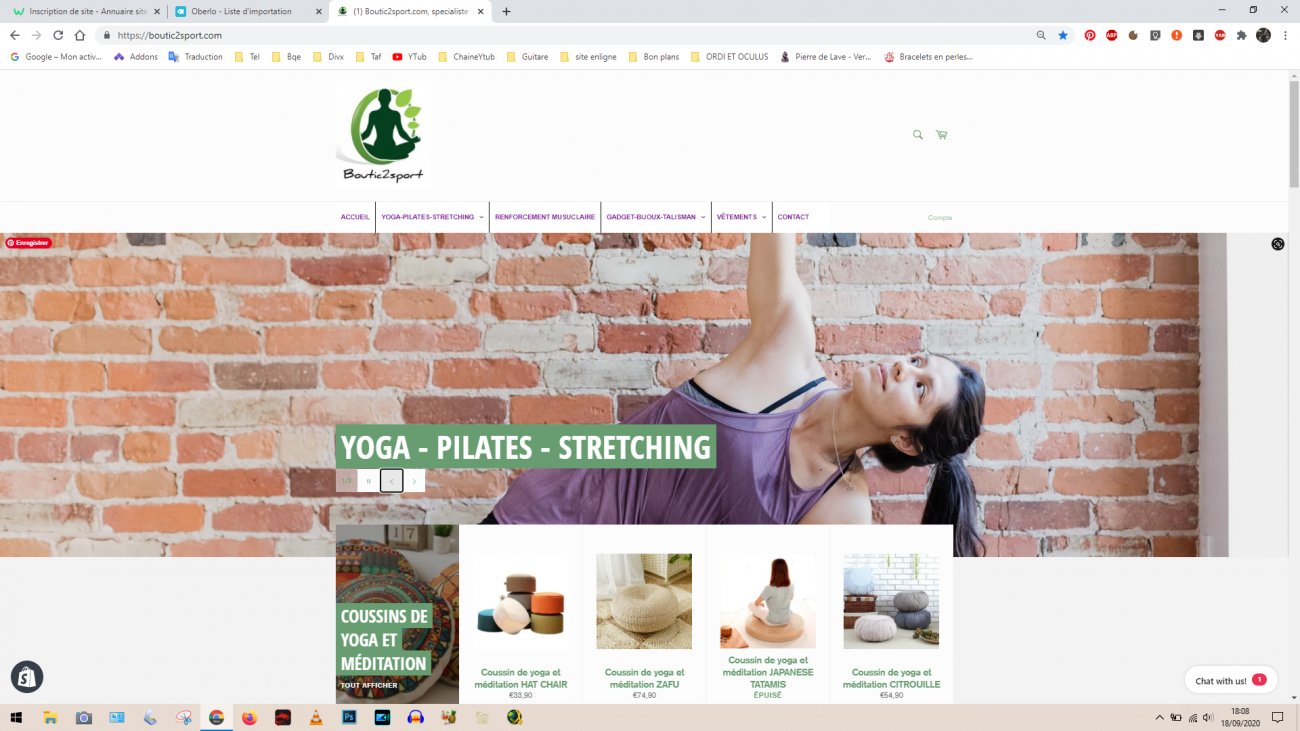 Visitez boutic2sport, spécialiste du yoga