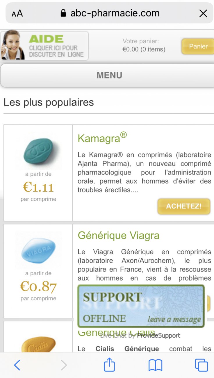 Visitez Pharmacies pour les hommes